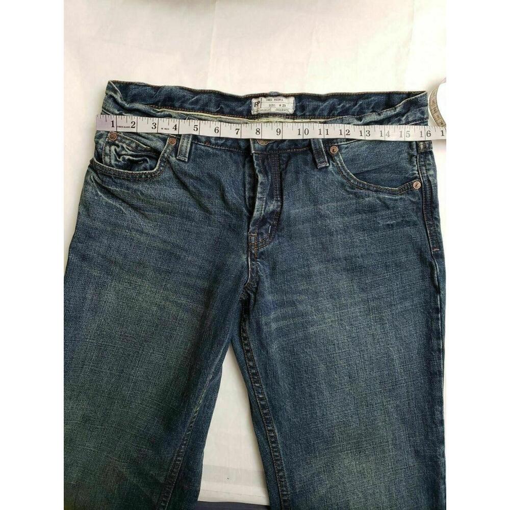 Free People men Blue Modern Jeans frayed hem size 29